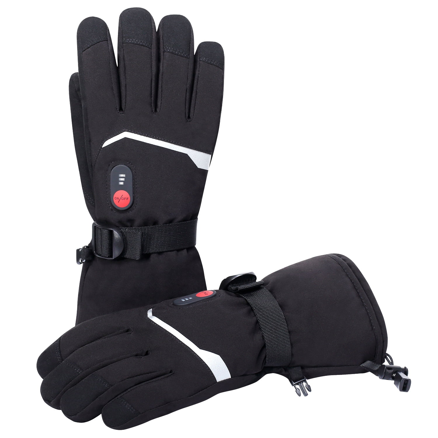 SAVIOR HEAT Heated Gloves Electric Rechargeable Battery Men Women 7.4V Heating Gloves Winter Ski Motorcycle Work Snowboarding Hunting Hiking Camping Walking