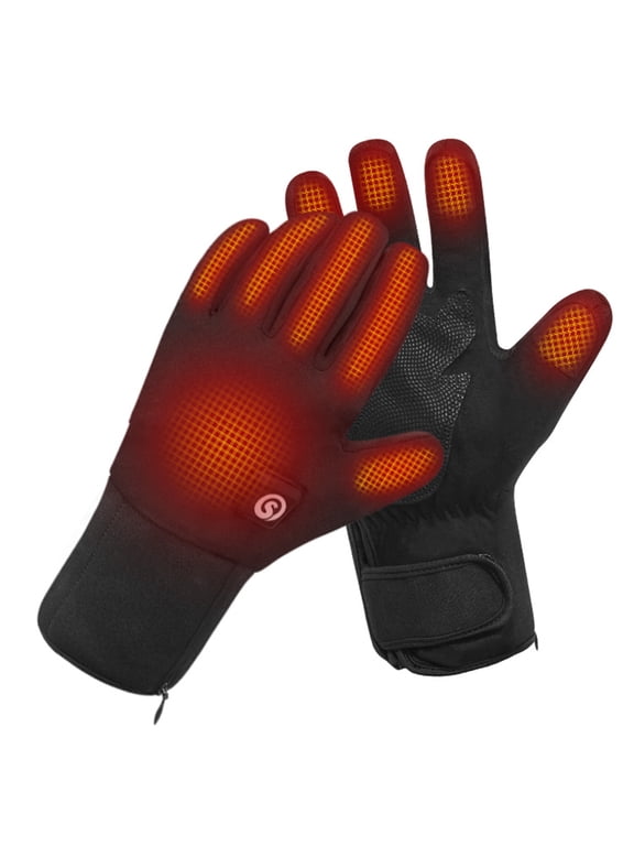 Heated Mittens Gloves Men Women - 7.4V 2200MAH Electric Rechargeable Battery Gloves for Winter Skiing Skating Snow Camping Hiking Heated Hand Warmer Gloves
