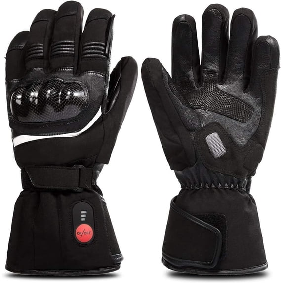 SAVIOR HEAT Heated Motorcycle Gloves for Men Women,7.4V Heating Gloves with 2200mAh Rechargeable Battery Electric Gloves for Cycling Riding Snowmobile Skiing