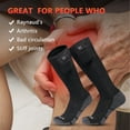 thumbnail image 1 of SAVIOR HEAT Heated Socks Rechargeable Electric Battery Heating Socks for Men Women with 3 Adjustable Heating Levels for Skiing Riding Hunting, 1 of 14