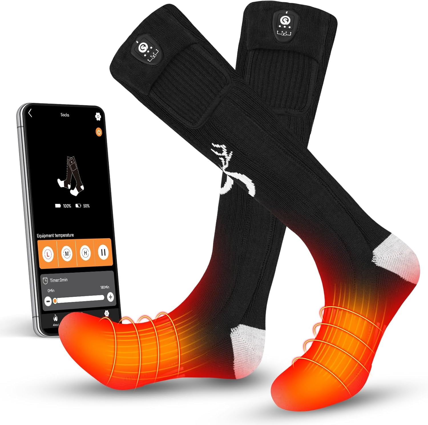 Savior Heat App-Control Heated Socks