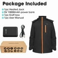 thumbnail image 1 of SAVIOR HEAT Men's Heated Ski Jacket - 3 - Level Heating, 10000mAh Battery, Wind & Water - Resistant, 1 of 14
