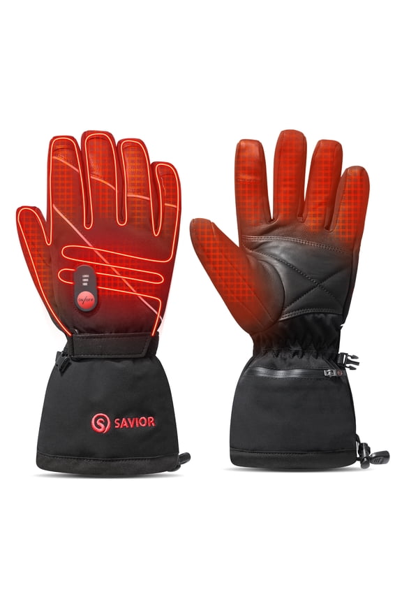 Rechargeable Electric Heated Gloves,Heated Gloves for Men Women, Thermal Gloves,Motorcycle Waterproof Windproof Gloves,Heated Skiing Gloves
