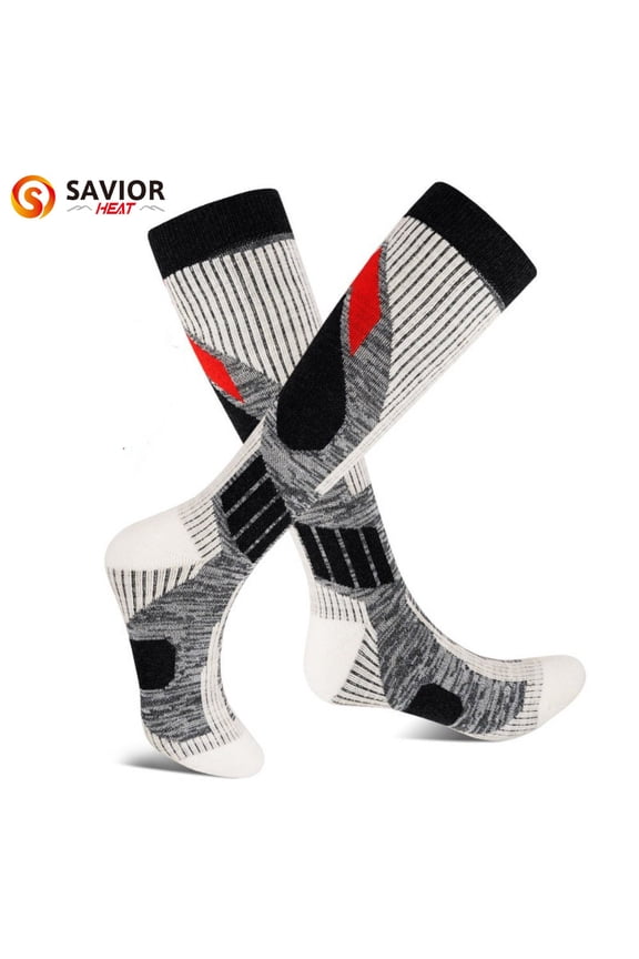 Ski Socks 1 Pairs Pack for Skiing, Snowboarding, Outdoor Sports Non-slip Wool Socks