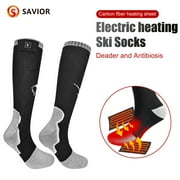 SAVIOR Rechargeabel Electric Heated Socks ,7.4V Lower Safety Voltage Battery Powered Heating Hosiery For Men and Women, Riding Motorcycle and Bicycle Camping Hiking Fishing Skiing In Cold Winter Thermal sock