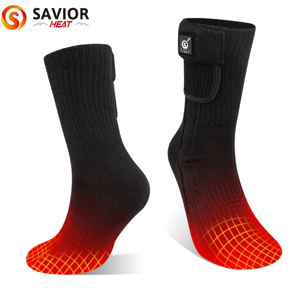 ed Socks for Men Women, Battery Powered Thermal Electric Socks for Cold Feet,Camping Hunting Winter Foot Warmers
