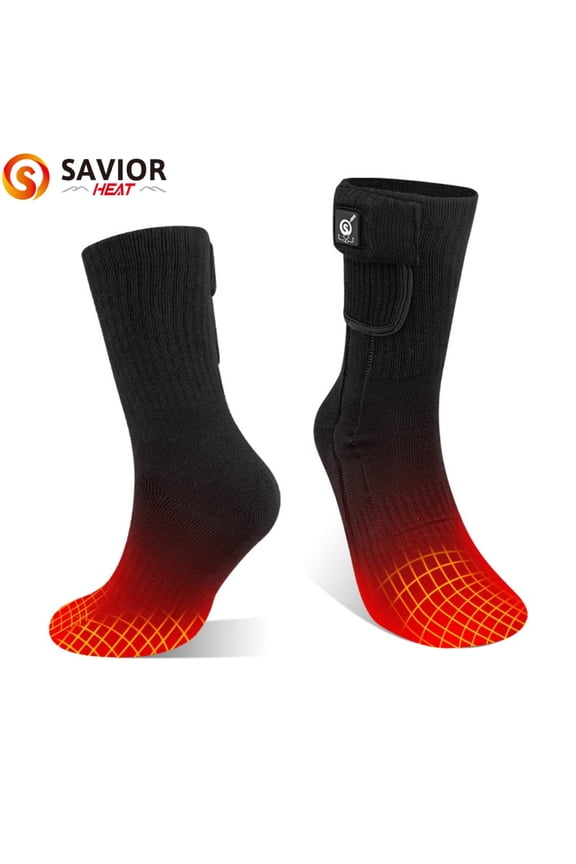 ed Socks for Men Women, Battery Powered Thermal Electric Socks for Cold Feet,Camping Hunting Winter Foot Warmers