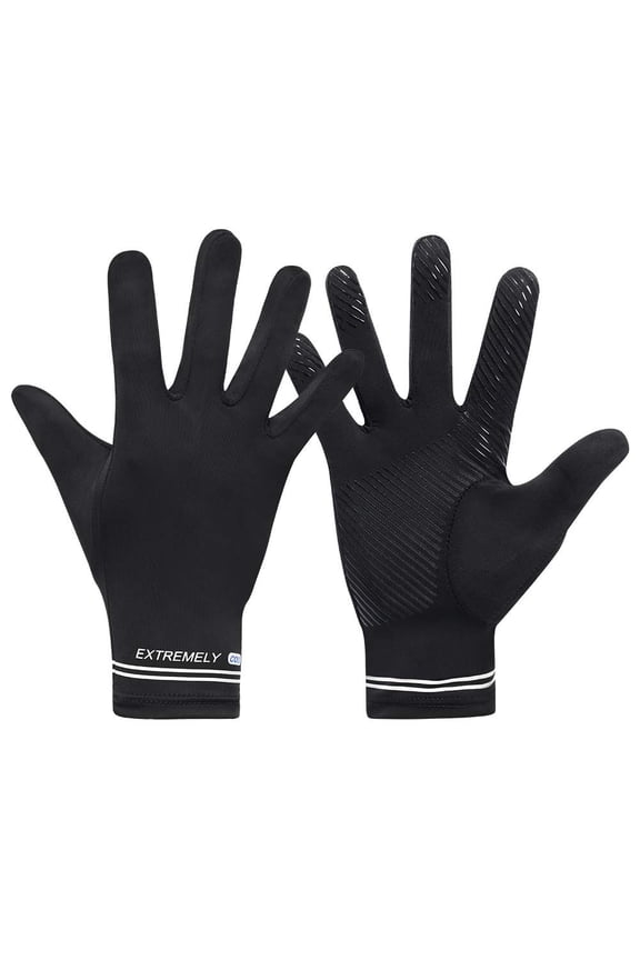 SAVIOR Ice Silk Gloves For Men and Women,Sun Protection Non-Slip Work Gloves,Outdoor Riding Gloves,Black