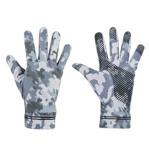 SAVOIR Full Finger Ice Silk Gloves, Men's and Women's Outdoor Sports Lightweight Sun Protection Gloves