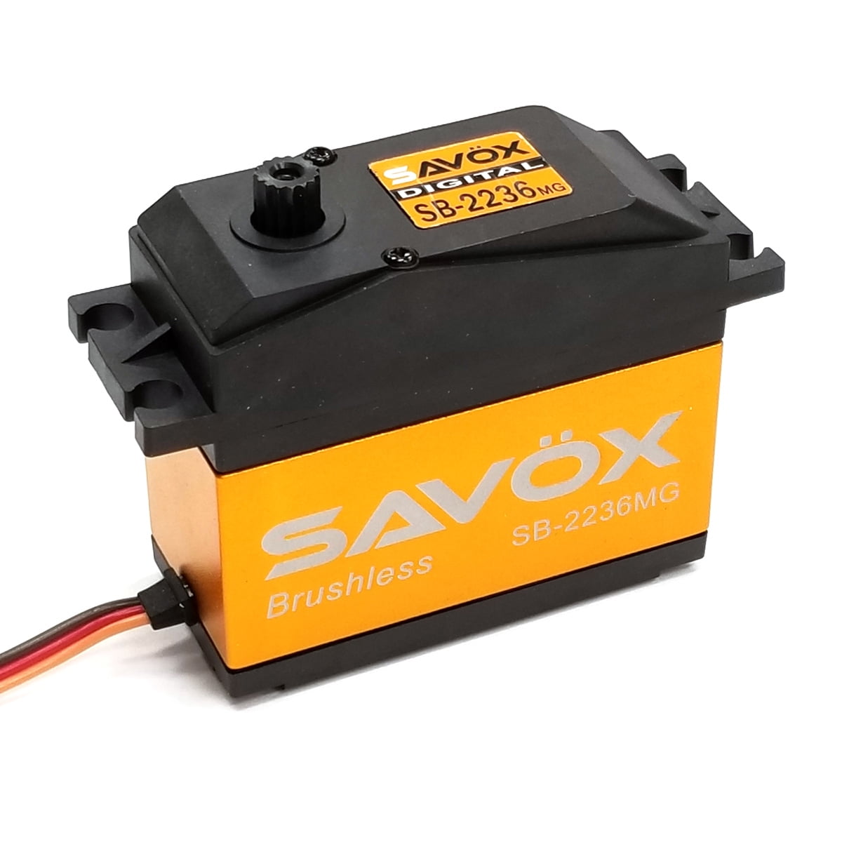 Savox High Voltage Brushless Digital Servo - 1/5 Scale, .13 Sec, 555 Oz-in @ 7.4V