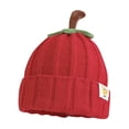 thumbnail image 1 of SAWOBUUN Baby Pumpkin Knit Beanie Hat for Boys Girls Soft Winter Warm Toddler Cap with Cute Funny Halloween Accessory & Photo Prop, 1 of 3