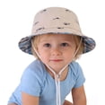 thumbnail image 1 of SAWOBUUN Baby Sun Hat Sun Protection Cute Wide Brim Bucket Hat Adjustable Summer Beach Hats Toddler Sun Hats for Boys Girls, 1 of 9