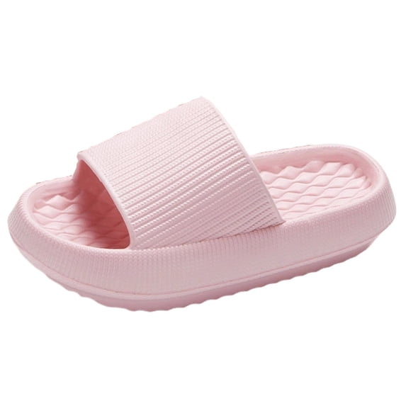 SAWOBUUN Cloud Slides for Women and Men Thick Sole Non Slip Anti Odor House Shower Sandals with Soft Cushioned Sole