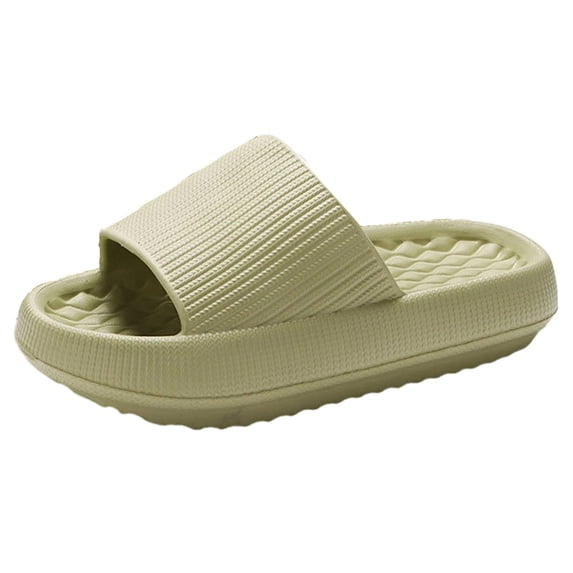 SAWOBUUN Cloud Slides for Women and Men Thick Sole Non Slip Anti Odor House Shower Sandals with Soft Cushioned Sole