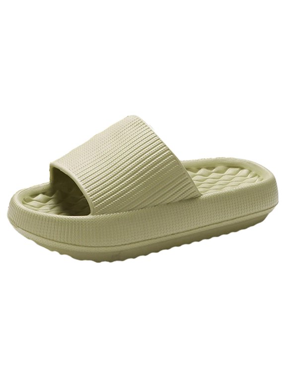Cloud Slides for Women and Men Thick Sole Non Slip Anti Odor House Shower Sandals with Soft Cushioned Sole