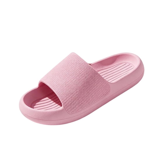 SAWOBUUN Cloud Slides for Women and Men Thick Sole Non Slip Bathroom Shower Slippers Soft Indoor Outdoor House Sandals