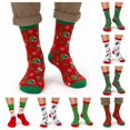thumbnail image 1 of SAWOBUUN Funny Socks for Men Novelty Crazy Holiday Cozy Cotton Winter Christmas Socks, 1 of 6