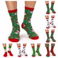 thumbnail image 1 of SAWOBUUN Funny Socks for Men Novelty Crazy Holiday Cozy Cotton Winter Christmas Socks, 1 of 6