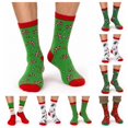 thumbnail image 1 of SAWOBUUN Funny Socks for Men Novelty Crazy Holiday Cozy Cotton Winter Christmas Socks, 1 of 6
