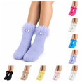 thumbnail image 1 of SAWOBUUN Funny Socks for Women Girls Coral Fuzzy Novelty Cute Cozy Soft Crazy Socks, 1 of 6