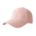 thumbnail image 1 of SAWOBUUN Girls Ponytail Baseball Cap Embroidery Adjustable Open Back Sun Hat for Summer Outdoor, 1 of 6