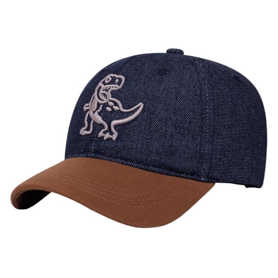 SAWOBUUN Kids Embroidery Baseball Cap Adjustable Snapback Casual Trend Soft Top Cotton Sun Hat for Boys Girls