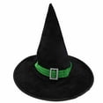 thumbnail image 1 of SAWOBUUN Kids Halloween Witch Hat Velvet Pointed Wizard Hat for Boys Girls Classic Accessory for Party Dress up, 1 of 2