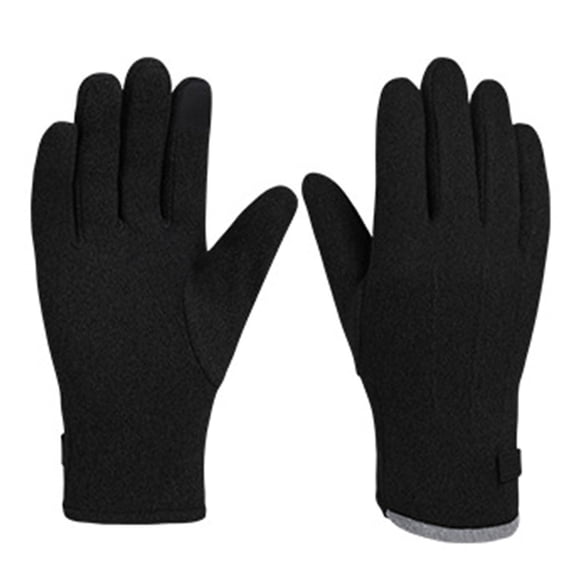 SAWOBUUN Men Winter Touchscreen Gloves Thick Warm Windproof Thermal Gloves Cold Weather Outdoor Driving Cycling Daily Gloves