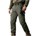 thumbnail image 1 of SAWOBUUN Men's Cargo Pants Water Resistant Windproof Outdoor Hiking Trousers with Multi Pocket, 1 of 9