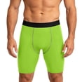 thumbnail image 1 of SAWOBUUN Men's Compression Shorts High Elasticity Athletic Base Layer Tights Quick Dry Breathable Workout Leggings, 1 of 6