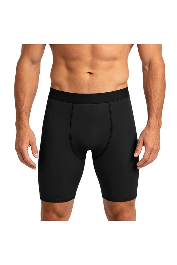 Men's Compression Shorts High Elasticity Athletic Base Layer Tights Quick Dry Breathable Workout Leggings
