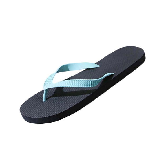 SAWOBUUN Mens Soft Sole Flip Flops Casual Non Slip Flat Thong Sandals Lightweight Breathable Beach Slippers