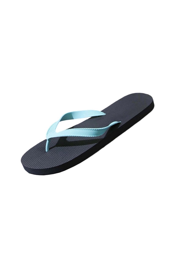 Mens Soft Sole Flip Flops Casual Non Slip Flat Thong Sandals Lightweight Breathable Beach Slippers