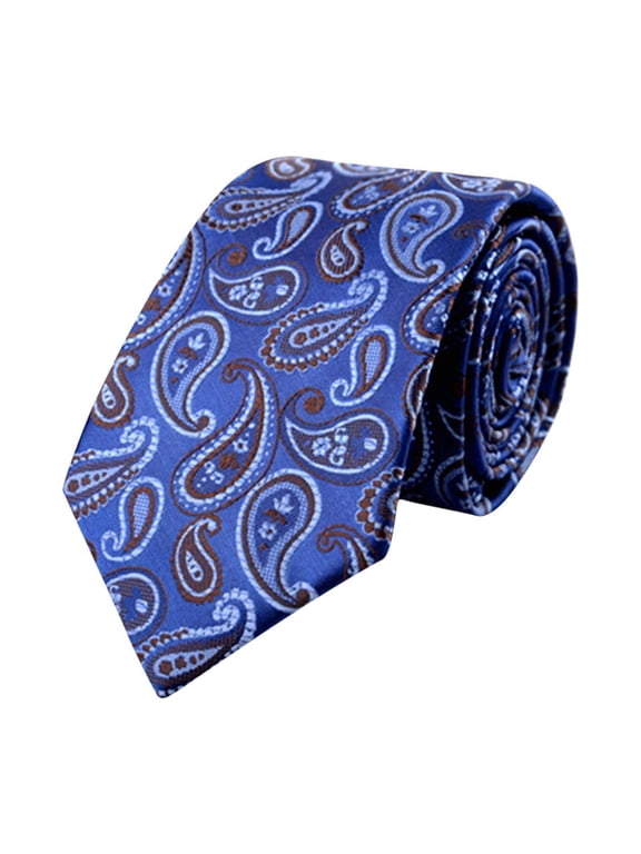 Mens Ties Classic Paisley Jacquard Necktie Formal Dress Tie for Business Wedding Banquet Office