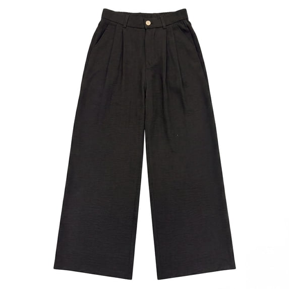 SAWOBUUN Mens Wide Leg Trousers Straight Leg Loose Fit Pants Lightweight Breathable Casual Summer Pants