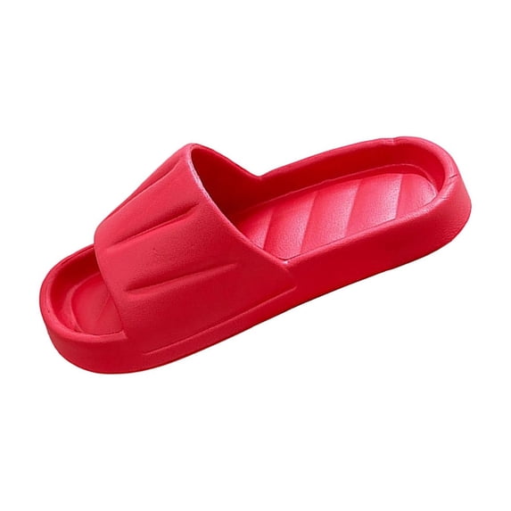 SAWOBUUN Slippers for Women Men Soft Thick Sole Non Slip Waterproof Bathroom Shower Slide Sandals