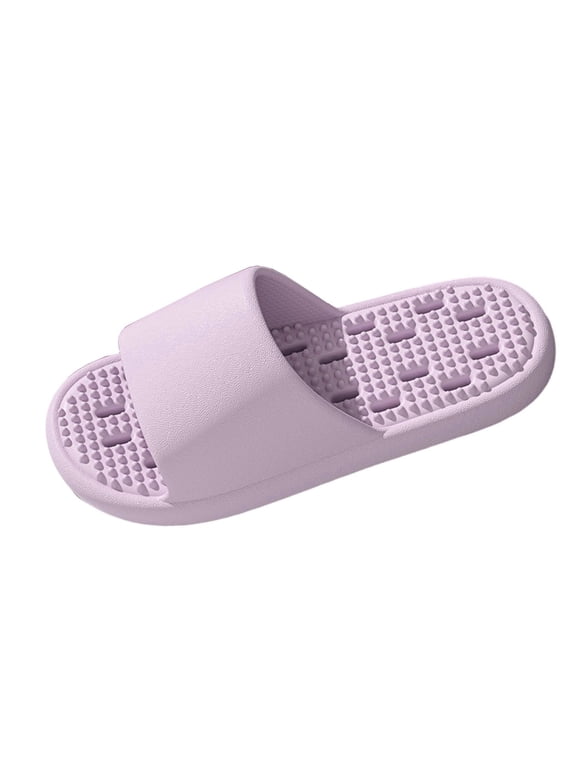 Unisex Massage Slide Sandals Quick Dry Non Slip Bathroom Shower Slippers Soft Comfortable Indoor Outdoor