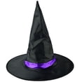 thumbnail image 1 of SAWOBUUN Witch Hat Halloween Pointed Top Hat Fun Wizard Cap for Holiday Halloween Party, 1 of 3