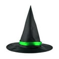 thumbnail image 1 of SAWOBUUN Witch Hat Halloween Pointed Top Hat Fun Wizard Cap for Holiday Halloween Party, 1 of 3