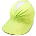 thumbnail image 1 of SAWOBUUN Women Ponytail Visor Cap Breathable Lightweight Sun Protection Hat for Beach Running Hiking, 1 of 4