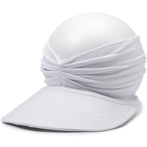 SAWOBUUN Women Ponytail Visor Cap Breathable Lightweight Sun Protection Hat for Beach Running Hiking