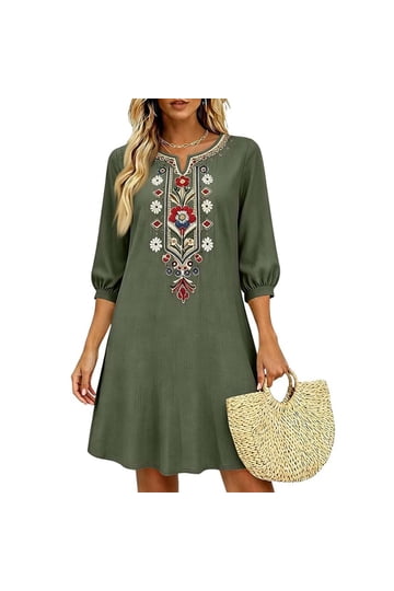 boho vintage dresses for Women YGroup_kellan-wrap