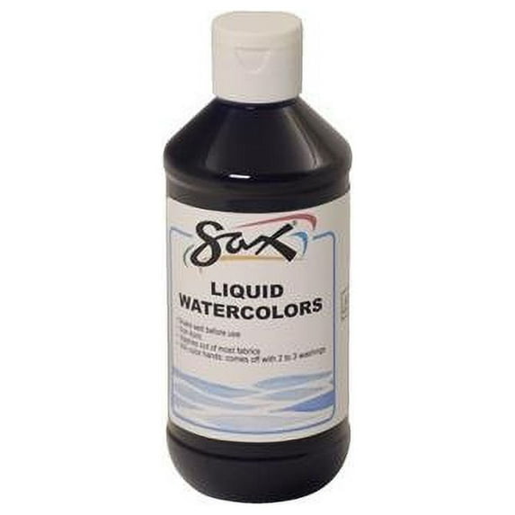 SAX 1567855 8 oz Washable Liquid Watercolor Paint, Blue-Violet