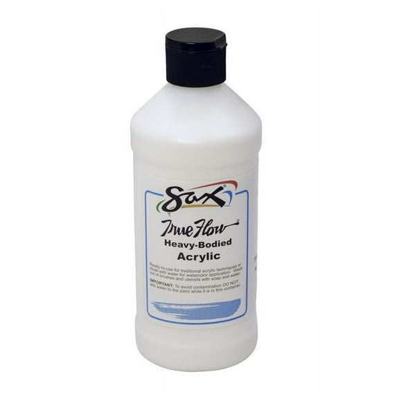 SAX 1572472 Titanium White True Flow Pint Acrylic Paint