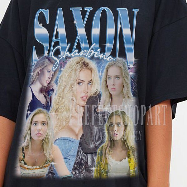 SAXON SHARBINO Vintage Shirt, Saxon Sharbino Homage Tshirt, Sharbino