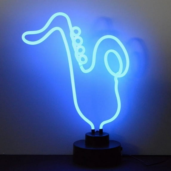 SAXOPHONE NEON SCULPTURE – 4SAXPH
