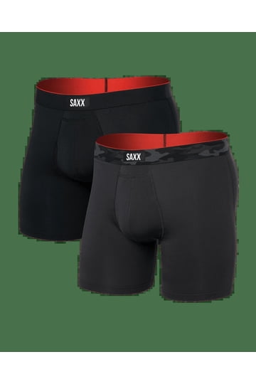 SAXX Men's 3 Pack Non Stop Stretch Cotton Boxer Briefs