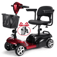 thumbnail image 1 of TOXOZERS 4 Wheel Mobility Scooter,Suitable for Seniors and People with disabilities,with LED Headlights and Basket,Red, 1 of 11