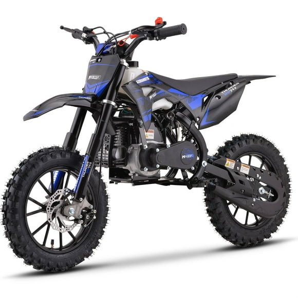 SAY YEAH 50cc Dirt Bike,Gas Dirt Bike for Ages 10+,with 15" Off-Road Tires & Chromoly Frame,50*32*23in,Blue