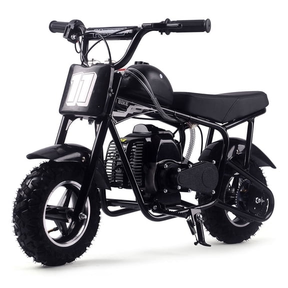 SAY YEAH Dirt Bike,50cc 2-Stroke Mini Bikes for Age 8+,Mini Motor-cycle with 20 MPH Max Speed,180 lbs Max Load,Black